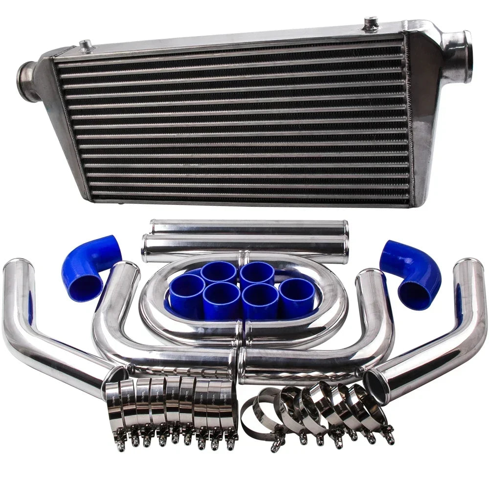 600x300x76 2.5" Интеркулерна тръба ALLOY UNIVERSAL TURBO HARD PIPE 3" Дебелина