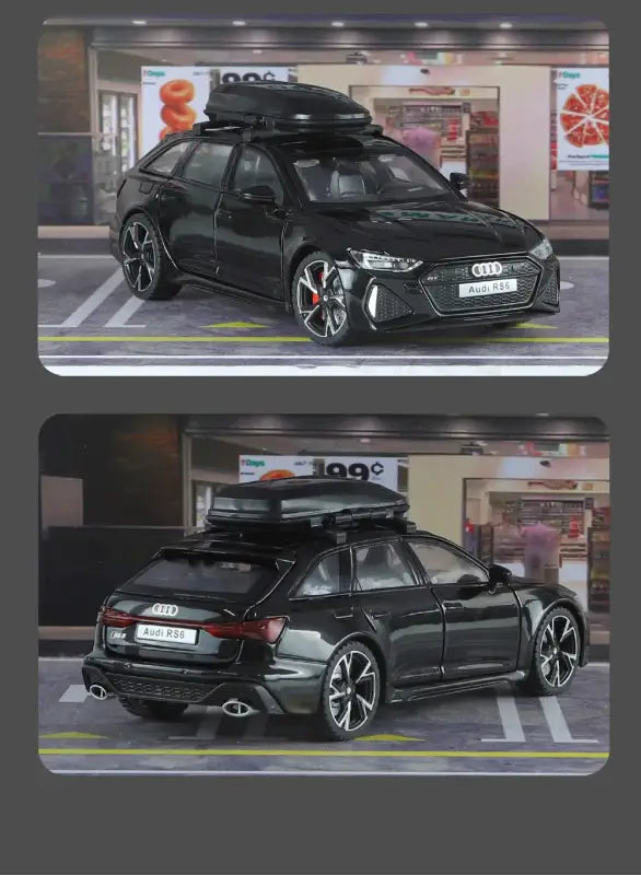 Audi RS6 1/32 – Metalowy Model Samochodu z Otwieranymi Drzwiami Efektami Dźwiękowymi i Świetlnymi Zabawka