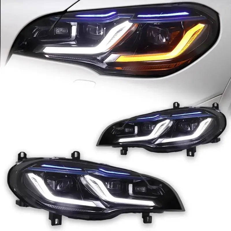 LED headlamps for BMW X5 E70 2007-2013. DRL, HID. – Multigenus