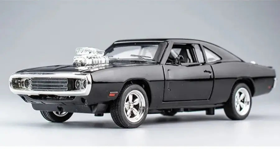 Charger 1970 1/32 – Metalowy Model Samochodu Die-Cast - Czarny z pudełkiem
