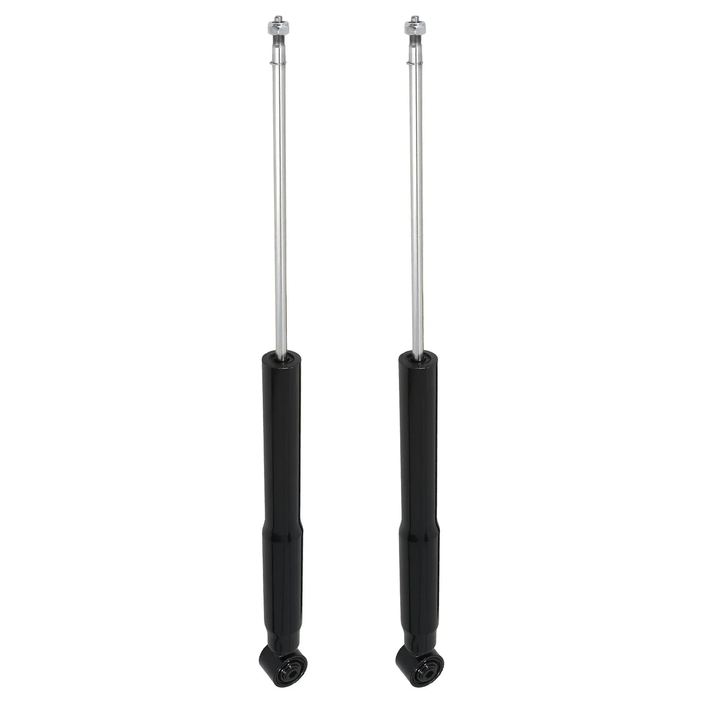 Czarno-srebrne tylne amortyzatory 1j0513025bf do seat cordoba polo golf z cylindrycznym designem