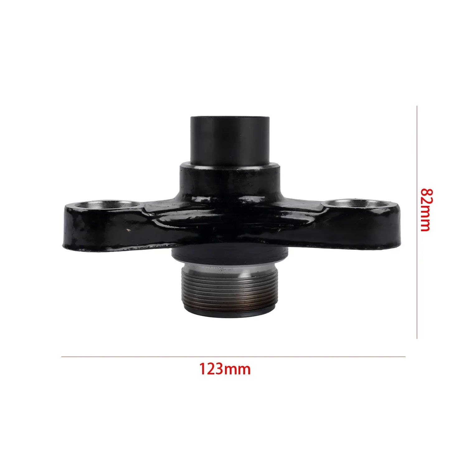 Czarna metalowa flansza wału napędowego różnicowego 81 mm 34 zęby do bmw f10 f15 z gwintowanymi punktami montażowymi