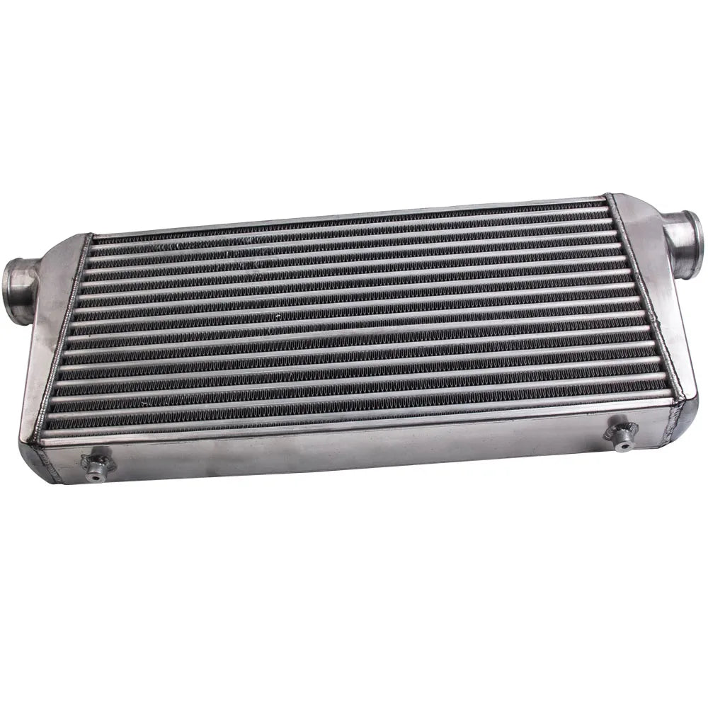 Przedni intercooler Tube & Fin 600×300×76 mm, króćce 3 cale