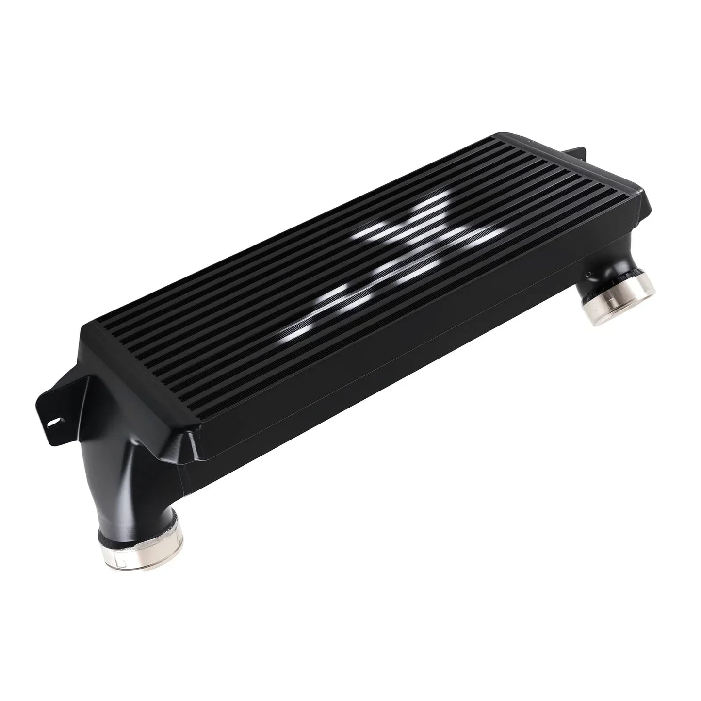 Frontmonterad intercooler för BMW Z4 E89 335i E90 E92 2006-2016 svart aluminium