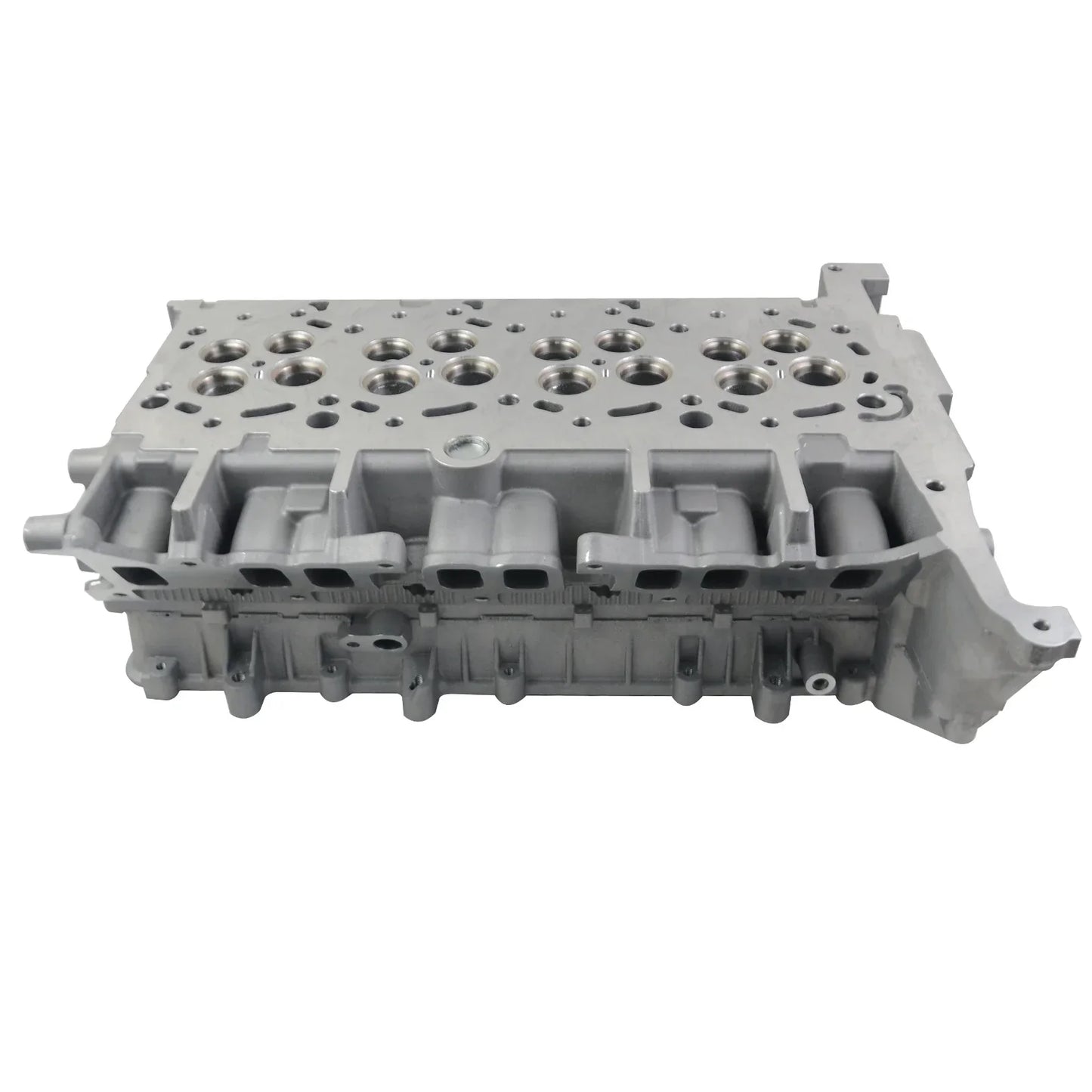 Szara metaliczna głowica cylindra ford transit 2,4 tdci 2004 2006 z obrobioną powierzchnią do platform chassis