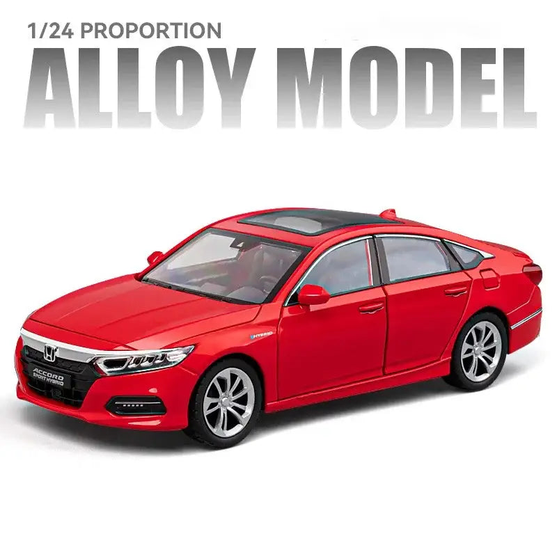 Honda Accord 1:24 Model Metalowy z Dźwiękiem i Światłem - Czarny
