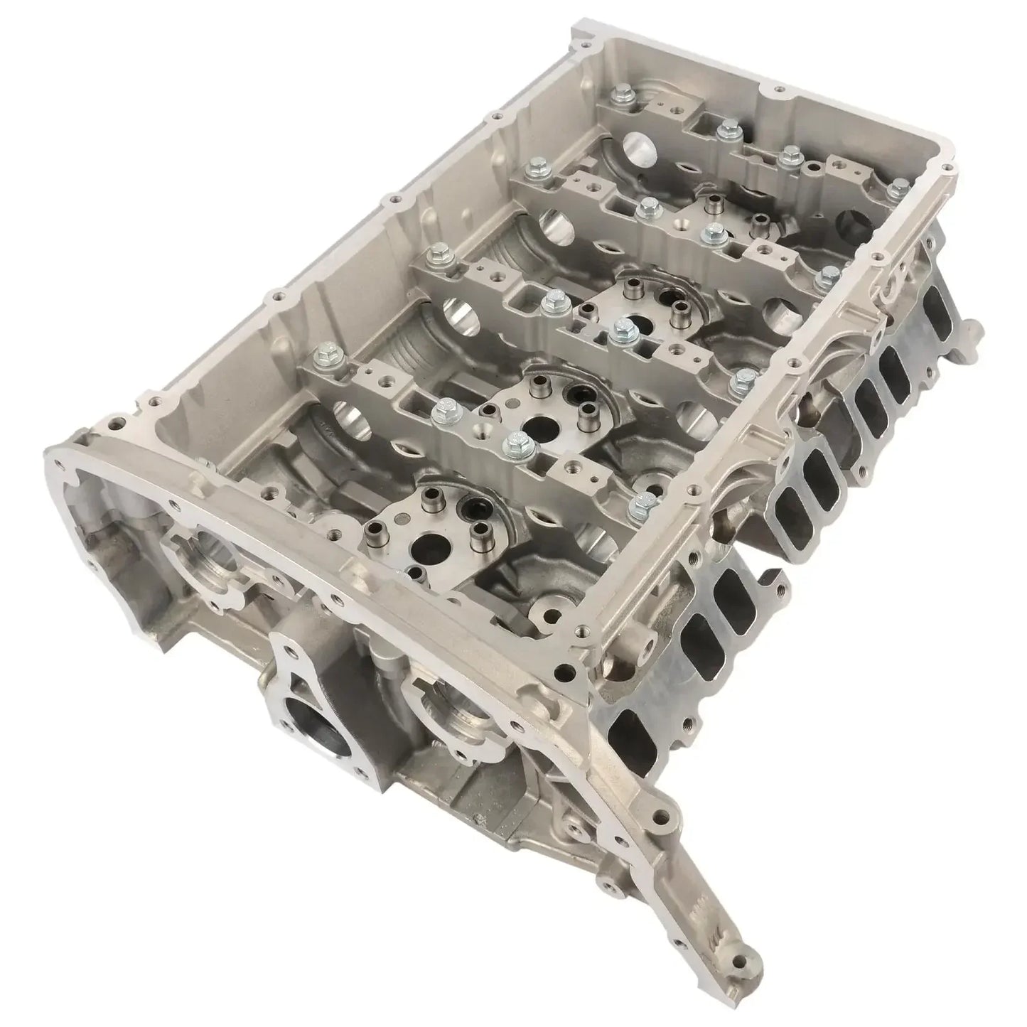 Srebrna aluminiowa głowica cylindryczna bk3q6c032ad do ford ranger 2.2 dci z zintegrowanymi mocowaniami głowicy