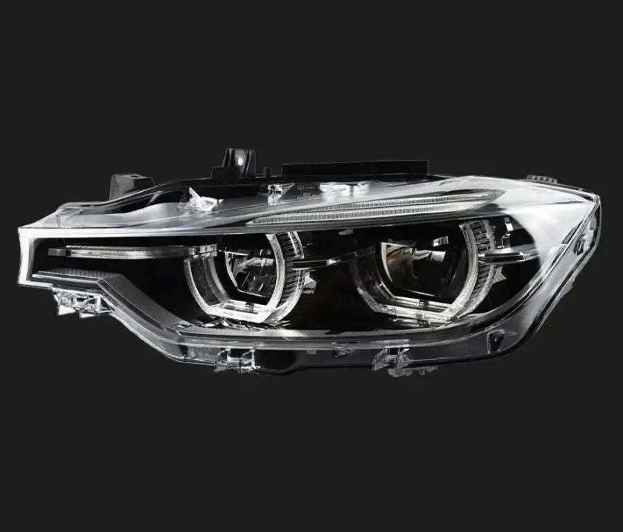 Lampy przednie do stylizacji samochodu dla BMW F30 F35 2013 - 2015 Reflektory LED DRL Oczko anielskie - Multigenus