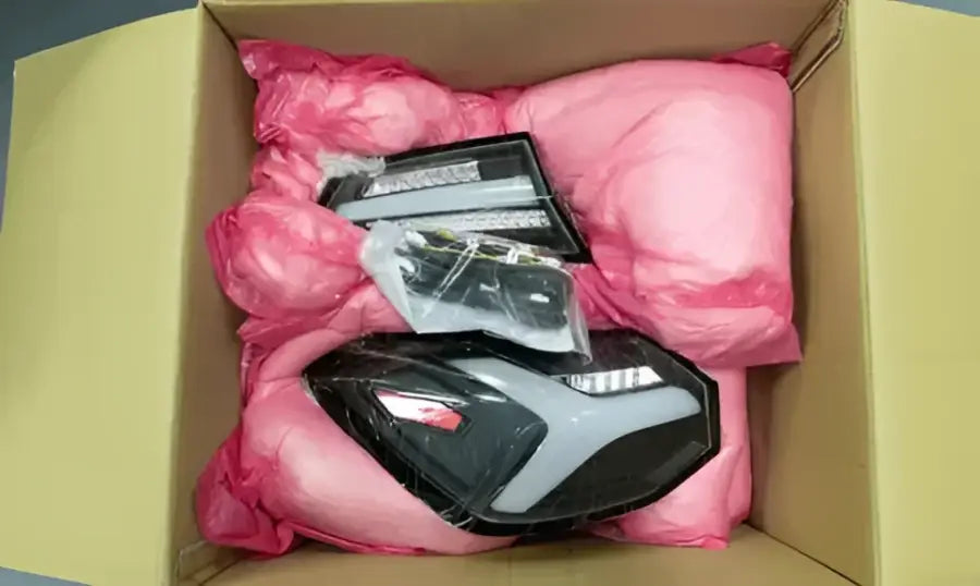 Lampy tylne do Ford Focus 2019-2023 Hatchback - Tylna lampa LED z funkcją DRL, sygnału, hamulca i cofania - Multigenus