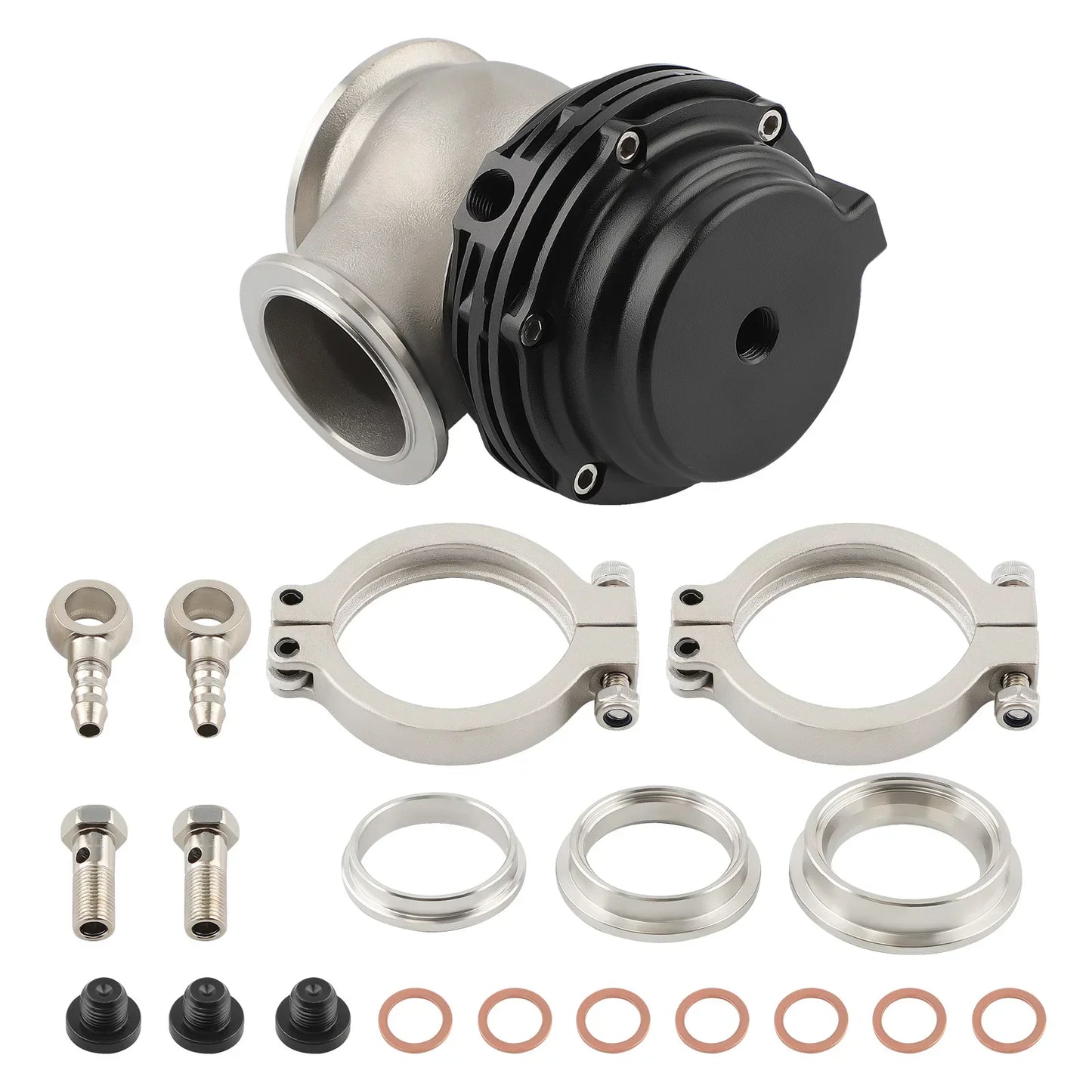 Zewnętrzny zawór wastegate 38 mm V-band 22 PSI
