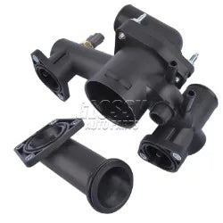 Czarny plastikowy kolektor wtrysku paliwa do jaguar s-type xj8 xjr 4.2l 2003-2005 aj89485 aj87947