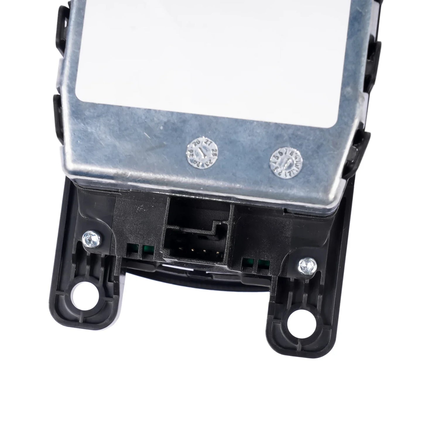 Srebrny metaliczny system idrive controller z czarną obudową i widocznymi złączami do bmw 61319253944