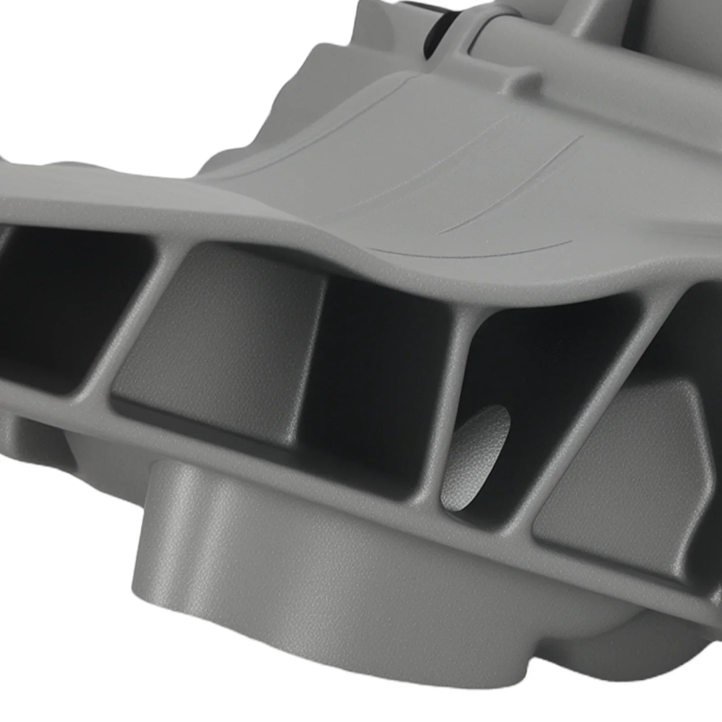 Szara plastikowa pompa oleju v6 z kanałami wewnętrznymi do mercedesa gl320 gl350 x164 aluminiowa
