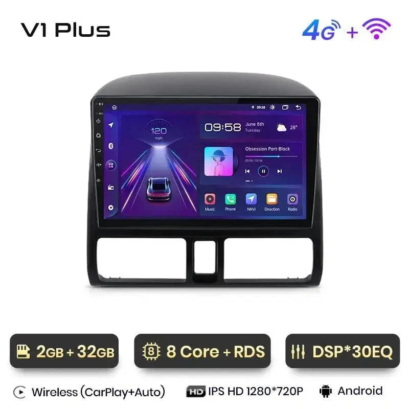 Radio nawigacja Radio Honda CR-V CRV 2 2001-2006 Android Auto Carplay - Multigenus