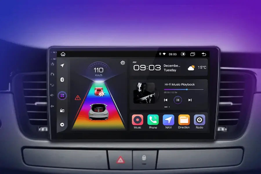 Autoradio Android 12 Da 9 Pollici Per Peugeot 508 E 508SW 2011-2018 Con GPS, Bluetooth, DSP E DAB+