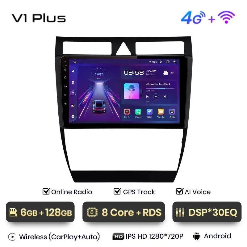 Radio nawigacja Audi A6 C5 1997- 2004 Carplay Android Auto - Multigenus