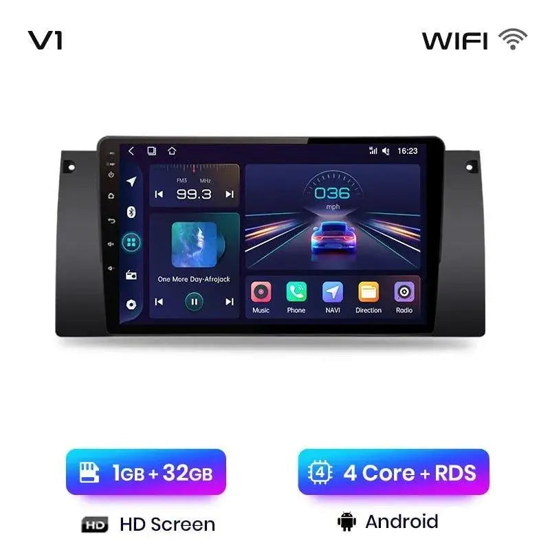 Radio nawigacja BMW 5 E39 1995 - 2003 E53 X5 M5 Carplay Android Auto - Multigenus