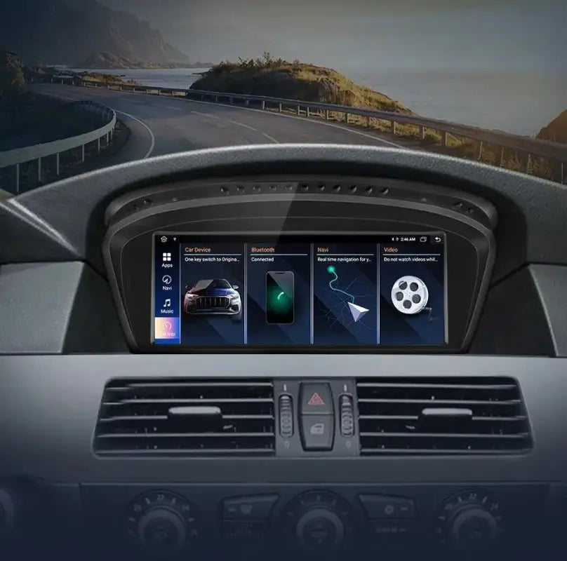 Ninetom 8,9 Zoll Car Radio, CarPlay/Android Auto/Mirrorlink/GPS für BMW CCC 3/5 Series E60 E61 E90 E91 E92 (2005 2010), Auto Touchscreen Autoradio Empfänger, integrierter DSP Ninetom 8,9 Zoll Car Radio, CarPlay/Android Auto/Mirrorlink/GPS für BMW CCC 3/5 Series E60 E61 E90 E91 E92 (2005 2010), Auto Touchscreen Autoradio Empfänger, integrierter DSP
