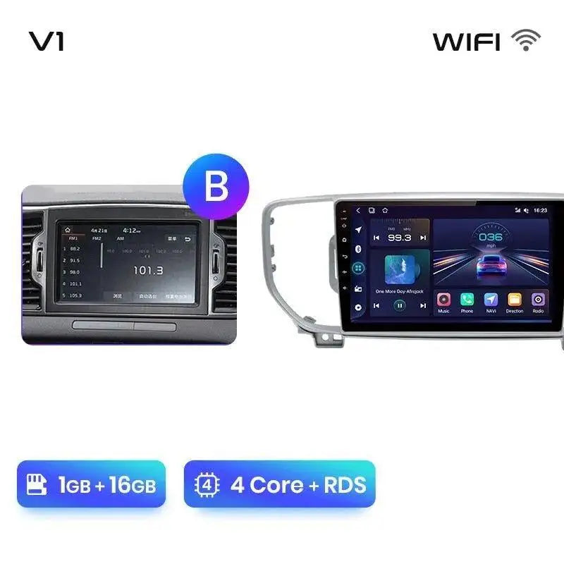 Radio nawigacja Kia Sportage 4 2016 - 2018 Android auto Carplay - Multigenus