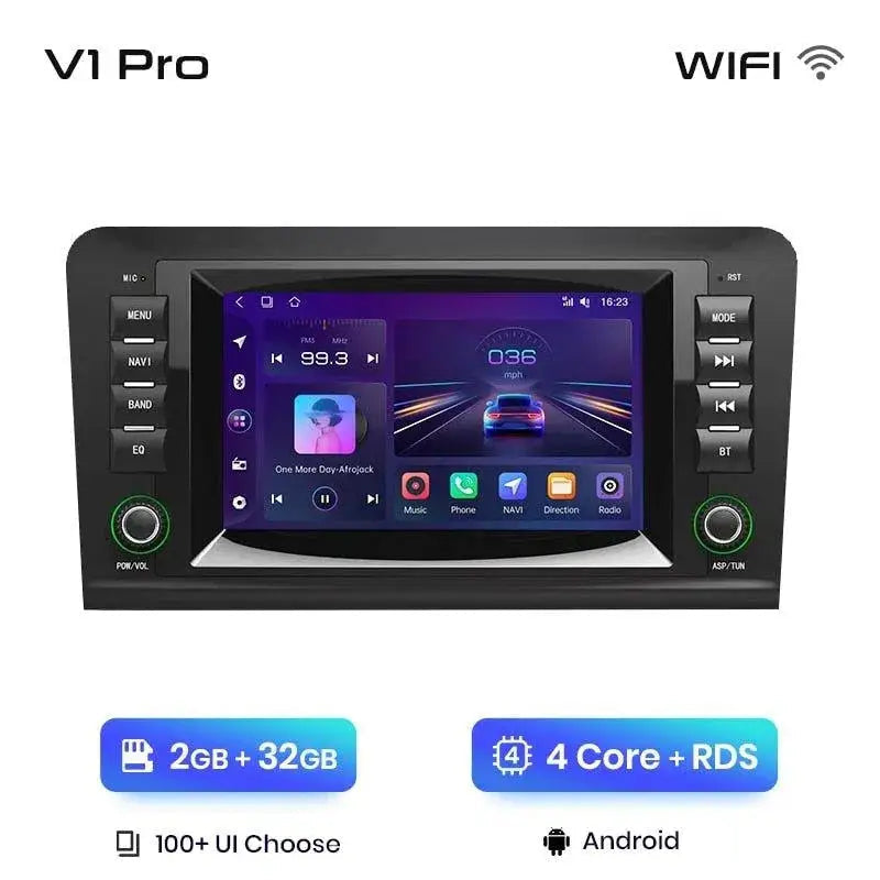 Radio nawigacja Mercedes Benz ML W164 GL X164 Android Auto Carplay - Multigenus