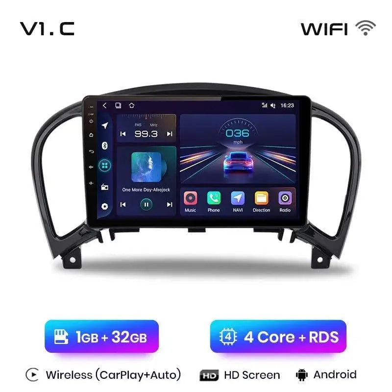 Radio nawigacja Nissan Juke YF15 2010 - 2014 Carplay Android Auto - Multigenus