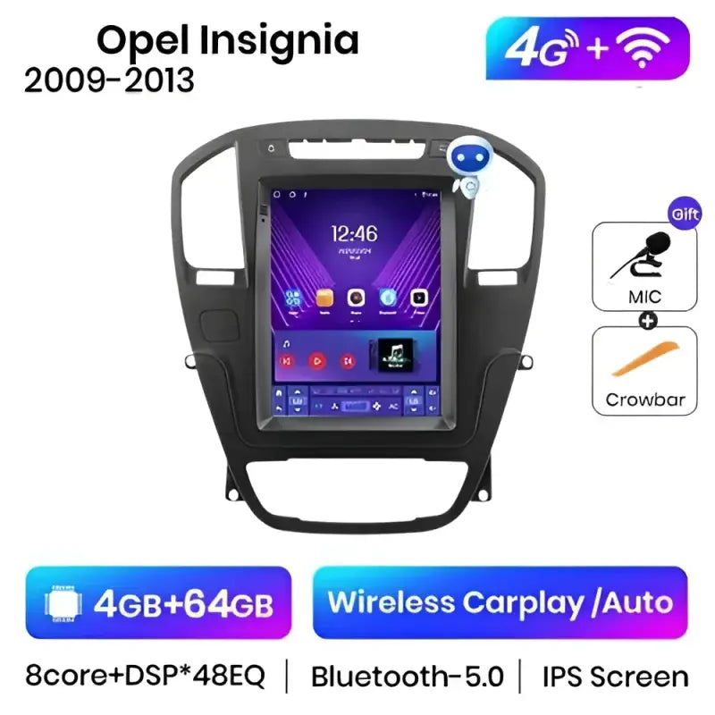 Radio nawigacja Opel Insignia 2009-2013 Android Auto Carplay - Multigenus