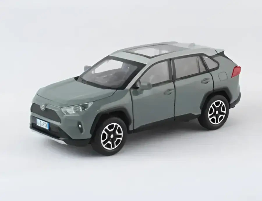 RAV4 1:32 Metalowy Model Samochodu z Dźwiękiem i Światłem - Zielony