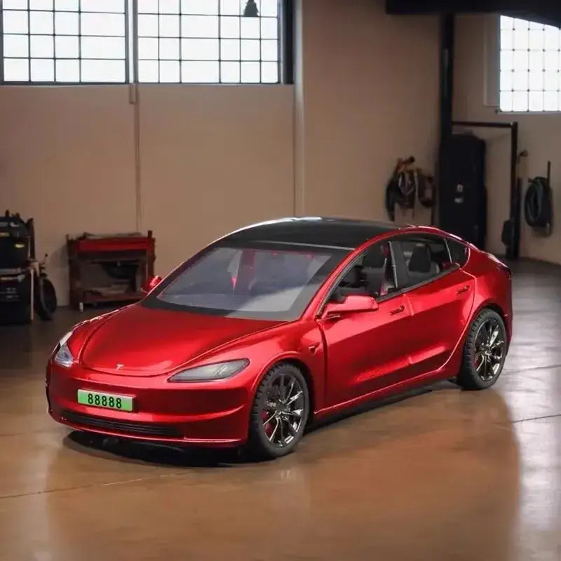 Modèle en alliage Tesla MODEL3 1:32 avec effet lumineux et sonore, voiture à retirer Modèle en alliage Tesla MODEL3 1:32 avec effet lumineux et sonore, voiture à retirer
