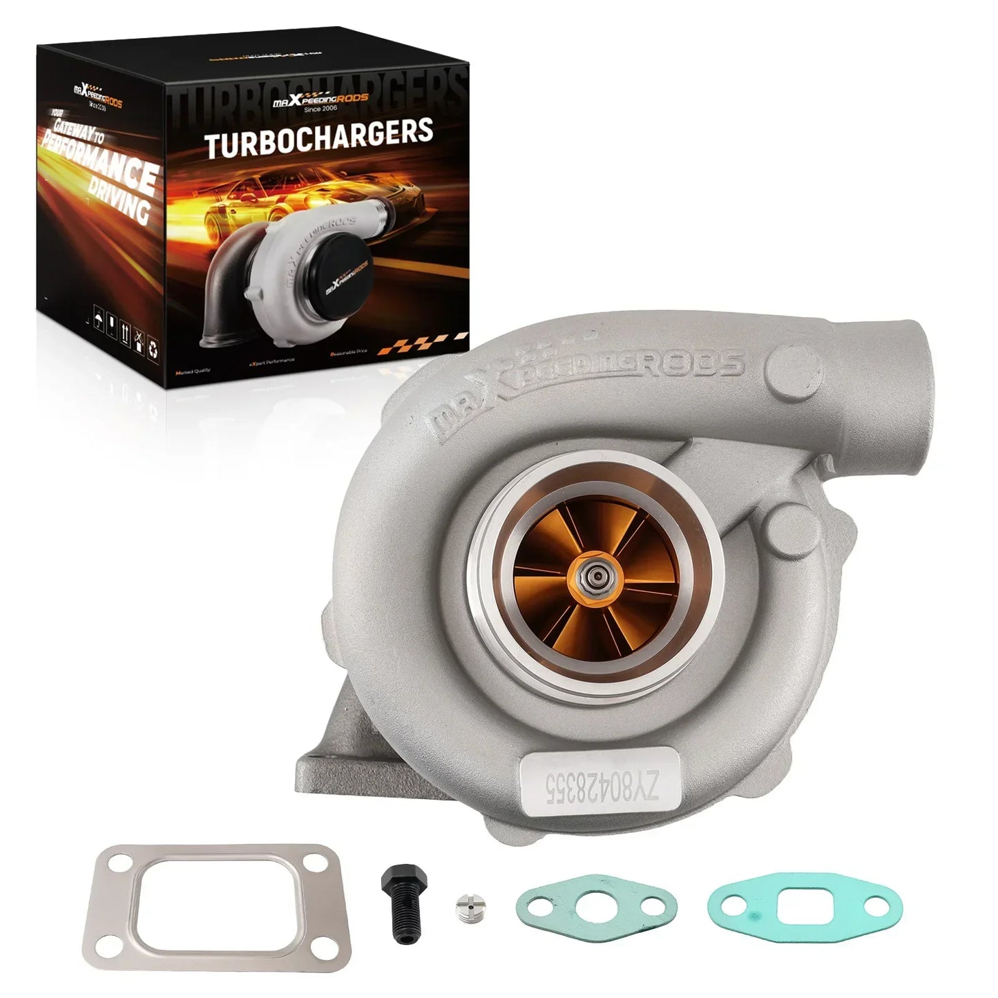 Turbocompressore T3/T4 T04E T3 5 viti A/R 0,63