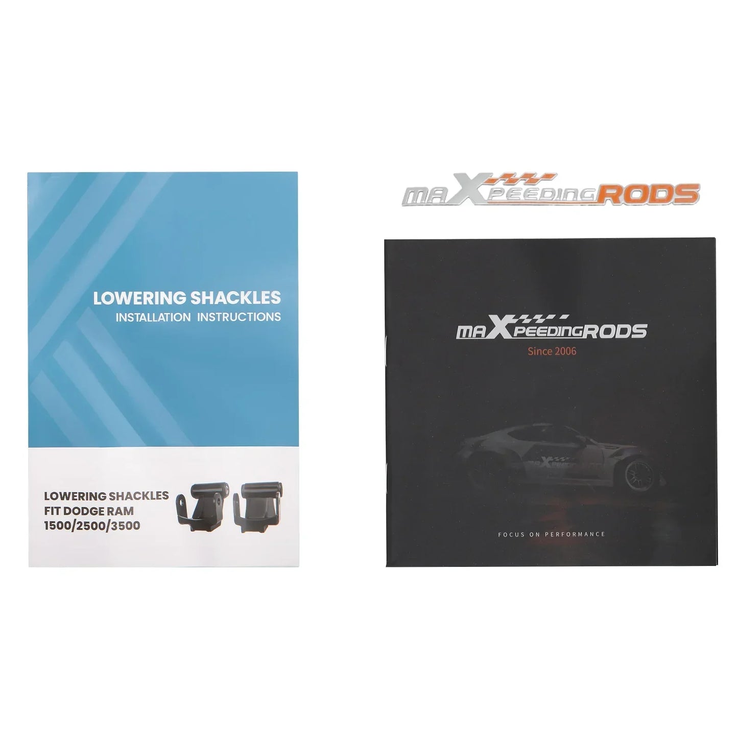 Cabides de mola rebatíveis de 2 polegadas Dodge Ram 2500 e 3500 2003–2013