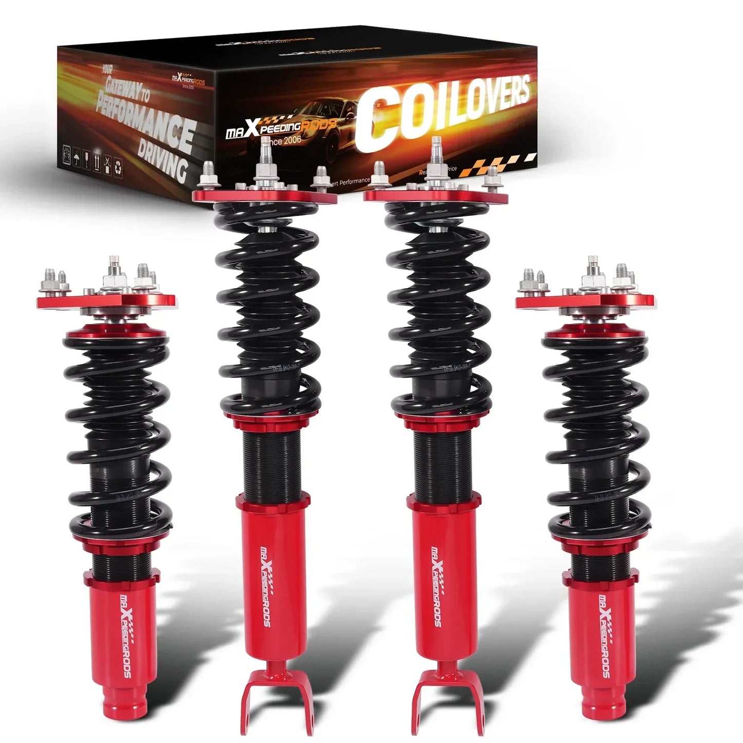 MaXpeedingrods Coilover Adj. Damper Lowering Kit For HONDA PRELUDE 92-01