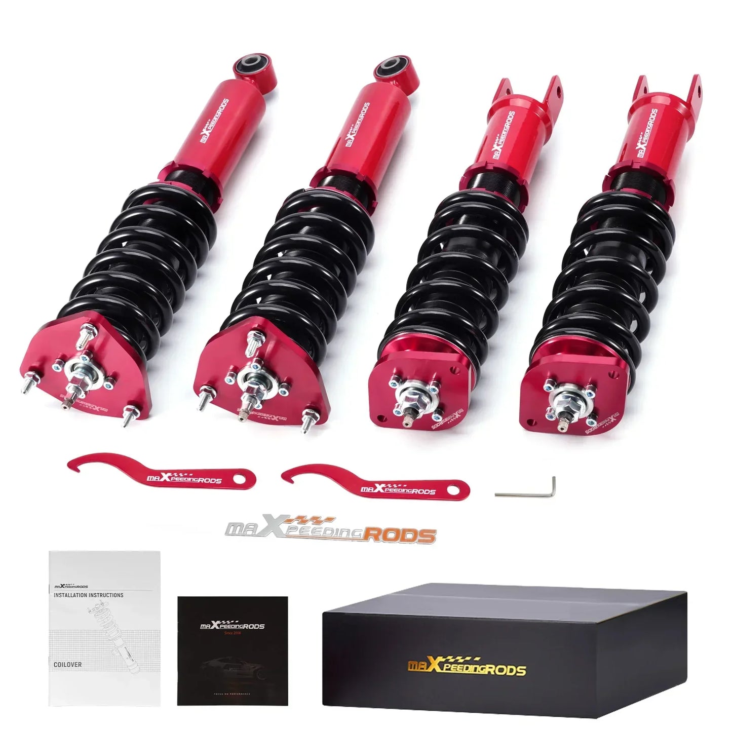 Coilover 24-посочен амортисьор, регулируемо окачване, подходящ за Infiniti G37 RWD 08-15 370Z 09+