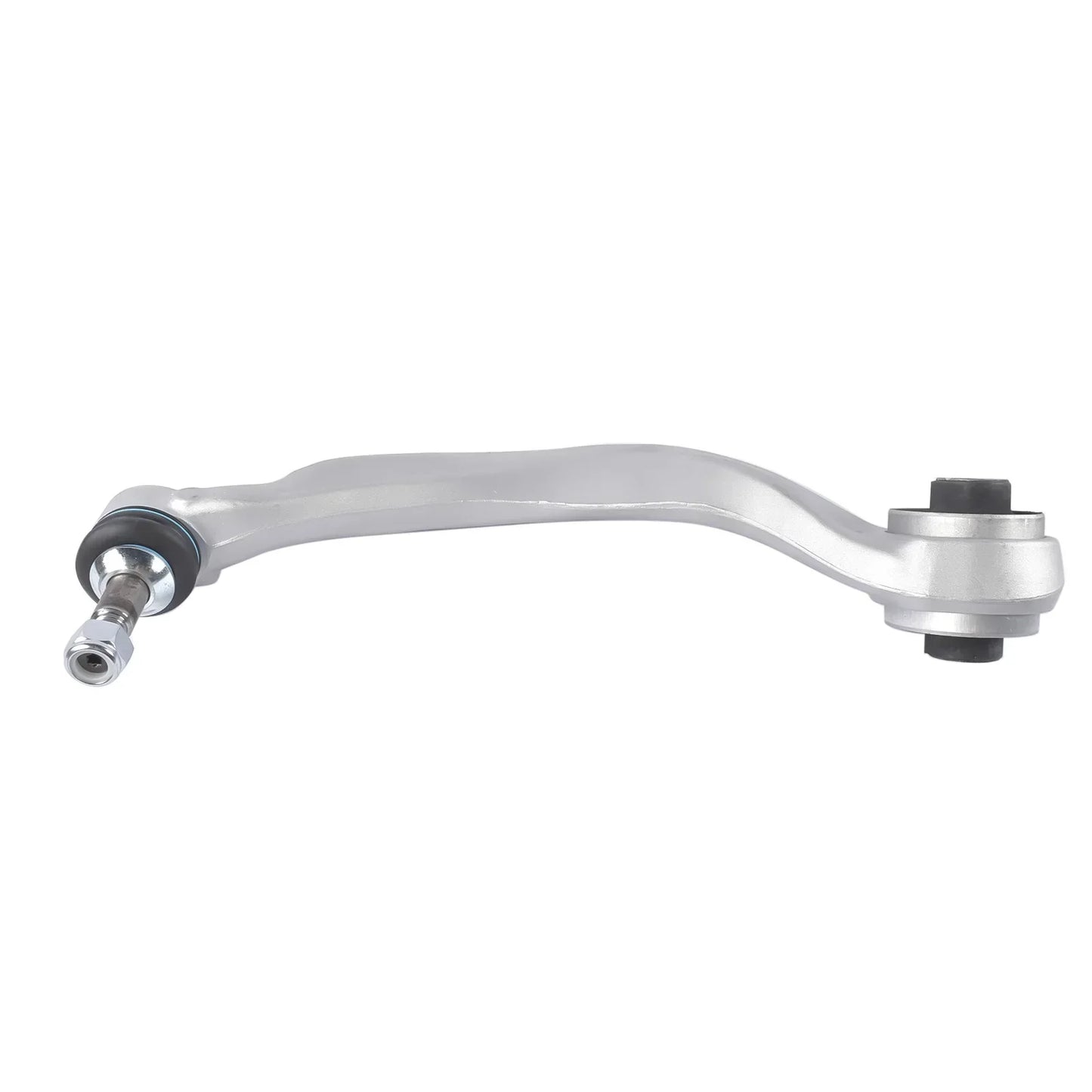 Metalowy przedni wahacz ap03 es800915 w kolorze srebrnym z gumowymi tulejami do bmw 528i 535d 535i 550i f10 640i f12 front side rwd
