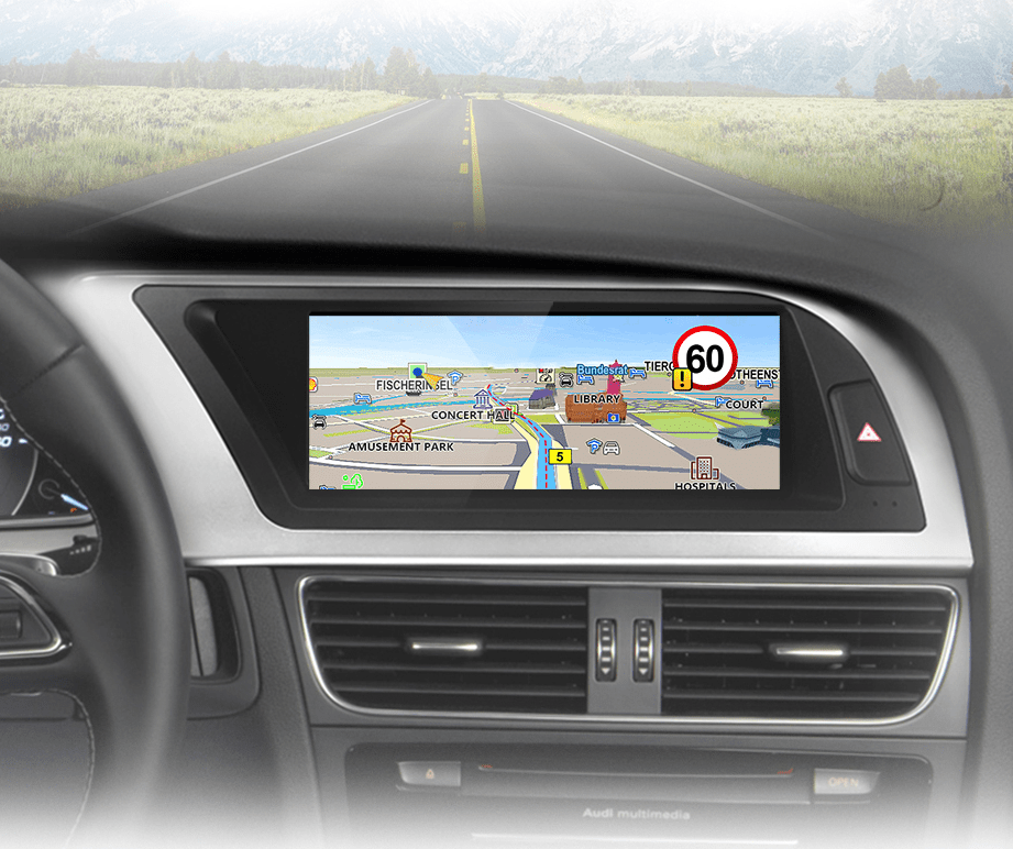 Radio nawigacja Audi A4 B8 2009 2010 2011 2012 2013-2016 CarPlay 4G DSP Andorid Auto GPS - Multigenus