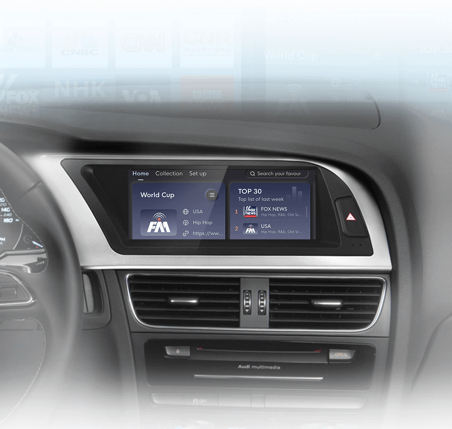 Radio nawigacja Audi A4 B8 2009 2010 2011 2012 2013-2016 CarPlay 4G DSP Andorid Auto GPS - Multigenus