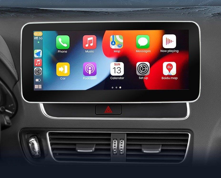 Autoradio GPS full tactile Bluetooth Android & Apple Carplay Audi Q5 de  2009 à 2018 + caméra de recul