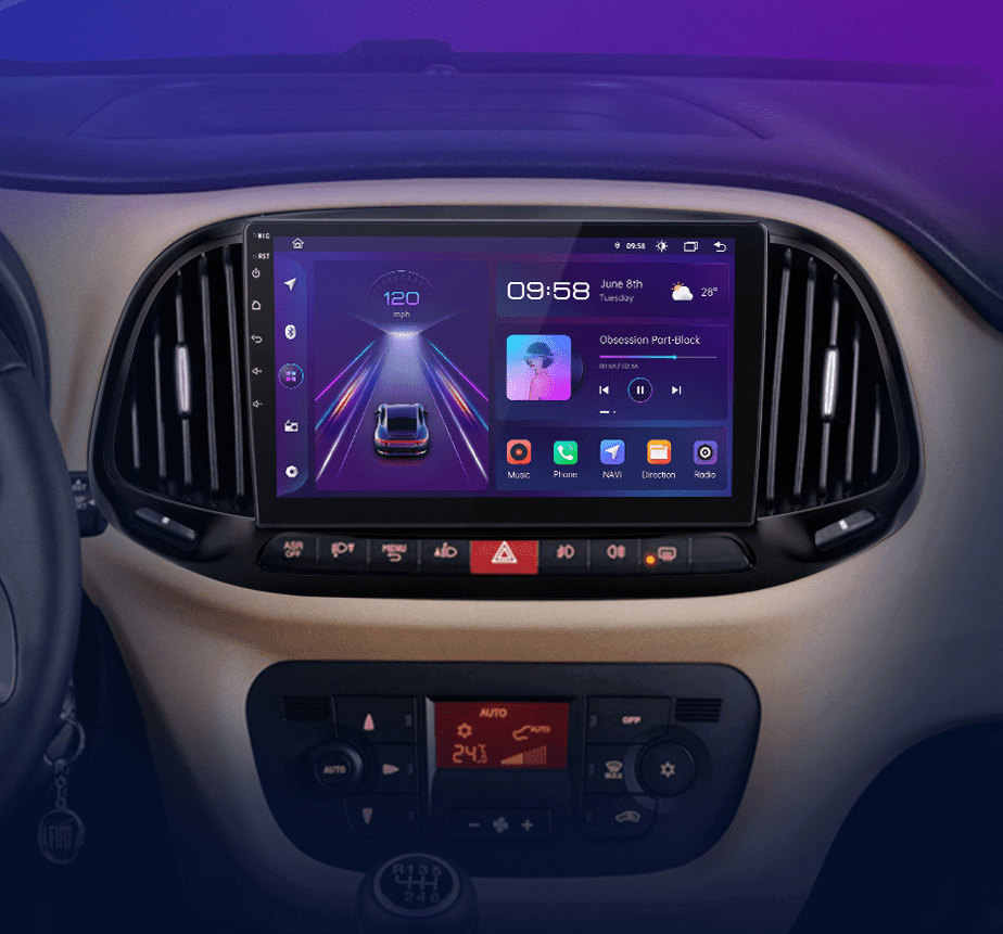 Autoradio pour Fiat Doblo 2015 - 2019 Carplay