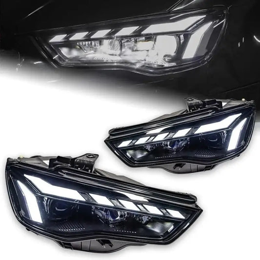 Audi A3 8V 2013–2016 Reflektory Przednie LED DRL Projektor Komplet
