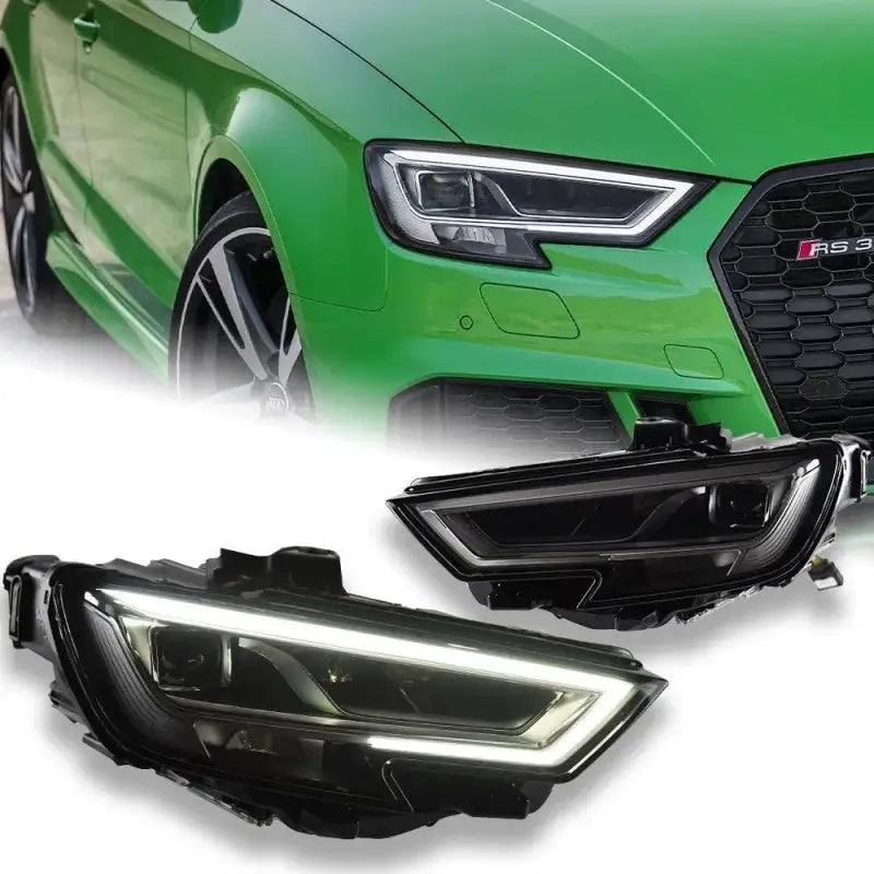 Audi A3 8V 2013–2019 Reflektory Przednie LED DRL Komplet