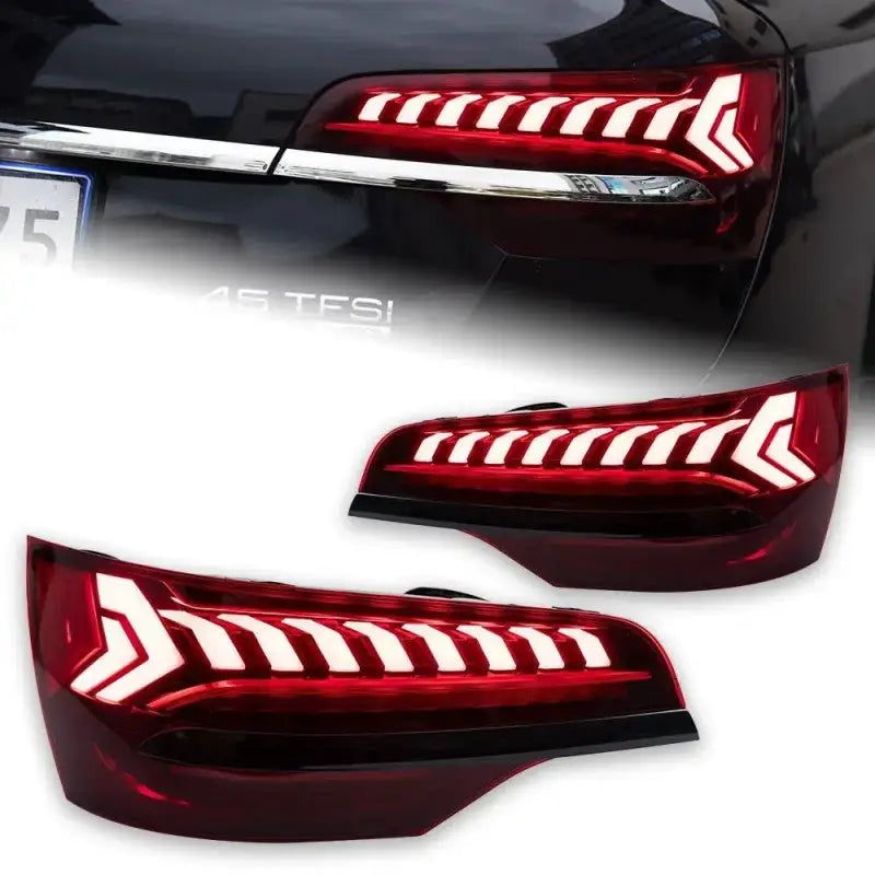 Audi Q7 2006–2015 Lampy Tylne LED DRL Stop Cofanie Komplet