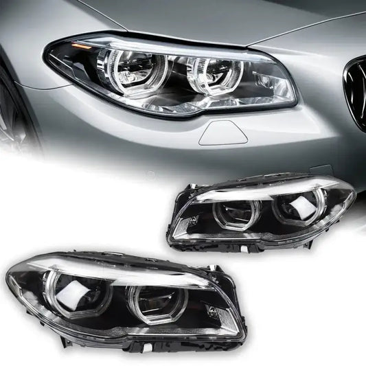 BMW F10 F18 2010–2016 Reflektory Przednie LED DRL Projektor Komplet