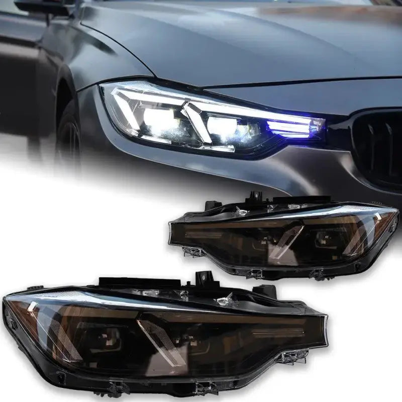 BMW F30 2013–2018 Reflektory Przednie LED DRL Laser Komplet