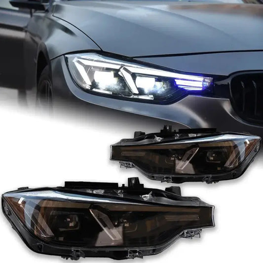 BMW F30 2013–2018 Reflektory Przednie LED DRL Laser Komplet