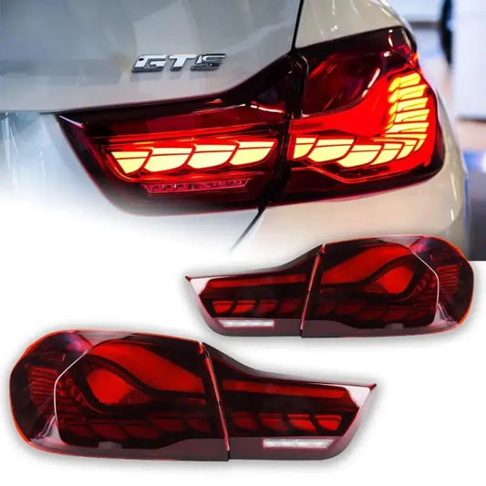 BMW F32 F36 F82 M4 GTS 2012–2019 Lampy Tylne LED DRL Dynamiczny Kierunkowskaz GTS Komplet
