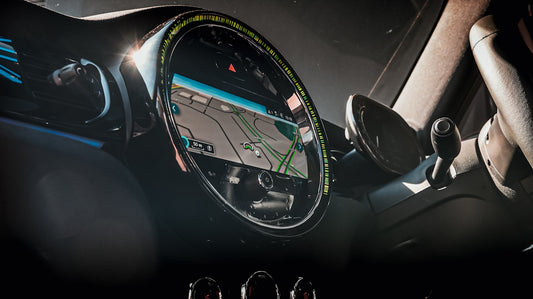 black car steering wheel with black car steering wheel