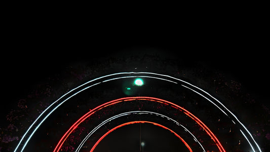 a street light that is lit up in the dark