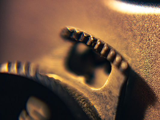a close up of a car door handle