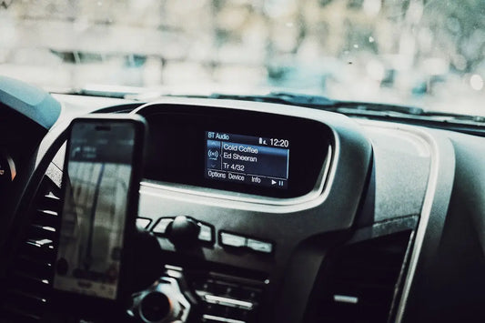 black 2 din car stereo