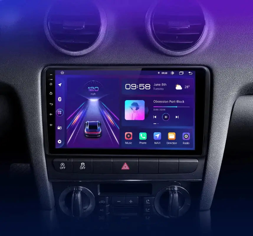 Radio Android do Audi A3 8P Multimedialne (2003-2013) CarPlay Android Auto 4G WiFi GPS DSP