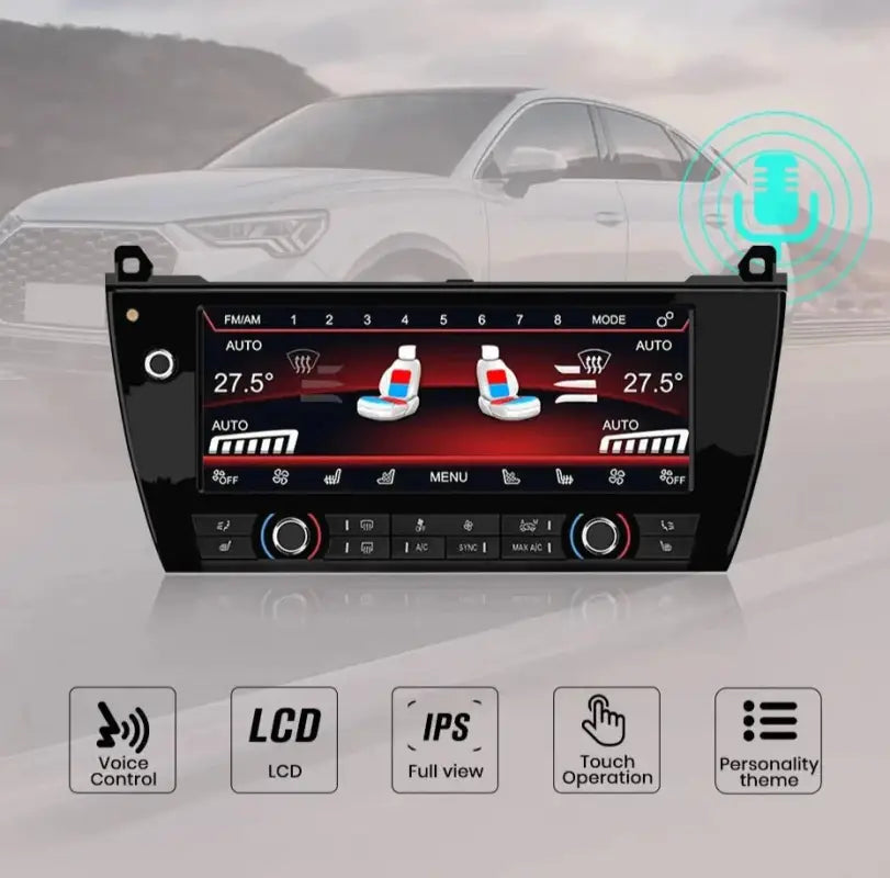 Radio Android do BMW 5 Series F10 F11 () - 10, 25 Dotykowy | Wyświetlacz z Sterowaniem Klimatyzacji (2011-2017) CarPlay Android Auto 4G WiFi GPS DSP Ekran